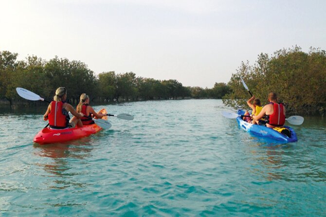 4 Hours Purple Island Mangroves Kayaking Adventure in Qatar - Mangrove kayaking near Doha: Al Thakira and Purple Island