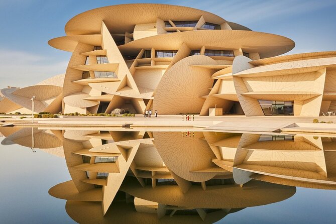 City Tour and Desert Safari with Camel Ride and Sand Boarding - Corniche promenade photos, plus Katara’s arts-and-performance side