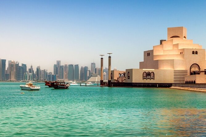 City Tour In Doha || Souq Waqif || Courniche || The Pearl,Katara - National Museum of Qatar: one hour, plus the ticket cost