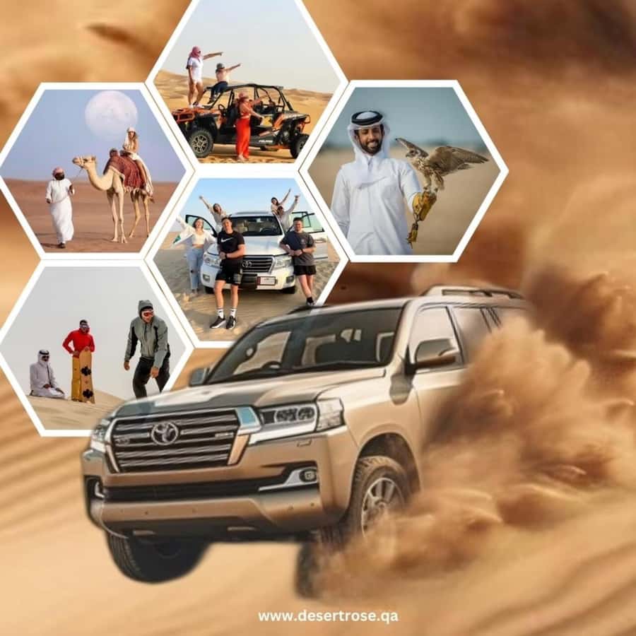 Desert Safari, Dunes Ride, Sand Boarding & Inland Sea Tour - Sealine Beach Resort stop: tea, photos, camel time, and guided moments