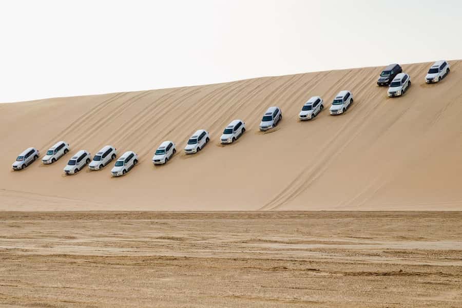 Desert Safari, Dunes Ride, Sand Boarding & Inland Sea Tour - Options you can choose: camel ride and quad bike