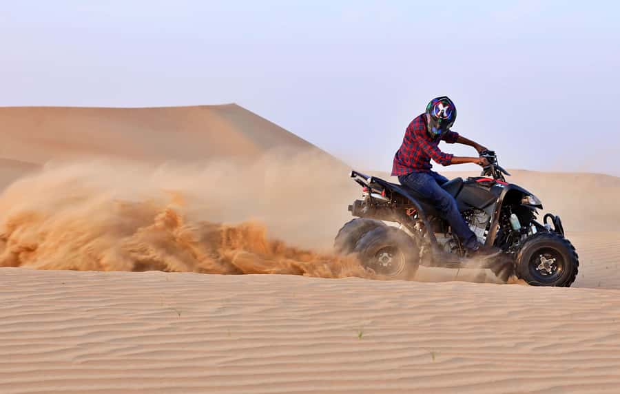 Desert Safari Self-Drive Quad Bike OR Dune Buggy Experience - Inland Sea Beach thrills: dune bashing plus sandboarding