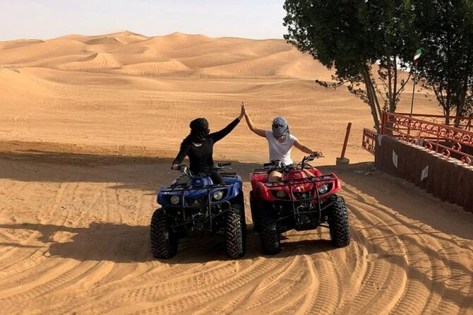 Doha All Inclusive Self Ride of Quad,ATV's or Buggy & Camel Ride - Camel ride in the desert, a slower counterpoint