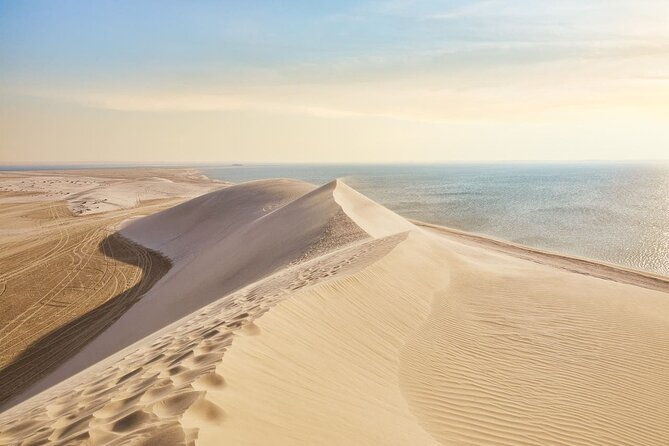 Doha ATV Quad Bike Adventure in the Middle of Desert Qatar - High dunes above the sea: the 4x4 ride and the best horizon photos