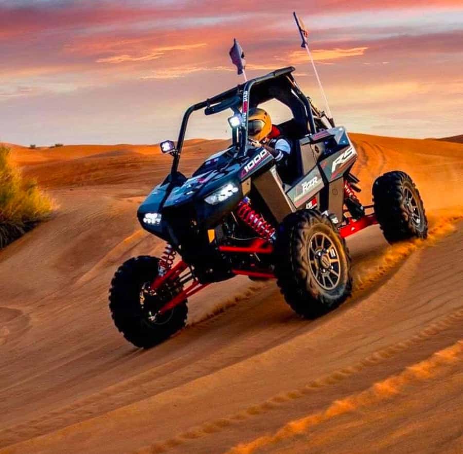 Doha: ATV Quad Bike and Buggy Desert Safari with Camel Ride - From Qatar National Museum to the dune line, fast