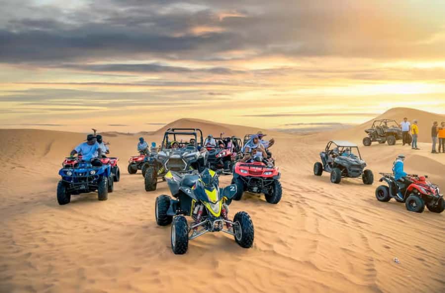 Doha: ATV Quad, Buggy Dune Bashing,Camel Ride & Sandboarding - How pickup and timing work without turning into chaos