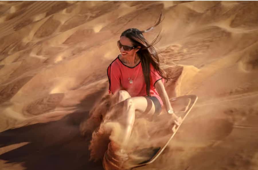 Doha: ATV Quad, Buggy Dune Bashing,Camel Ride & Sandboarding - The first desert push: Jeep ride, desert stops, and a photo-friendly start