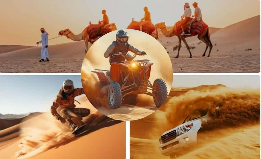 Doha: ATV, Quad or Buggy, Dune Bashing, Camel & Sandboarding - Dune bashing in a 4x4 Land Cruiser, the desert roller coaster