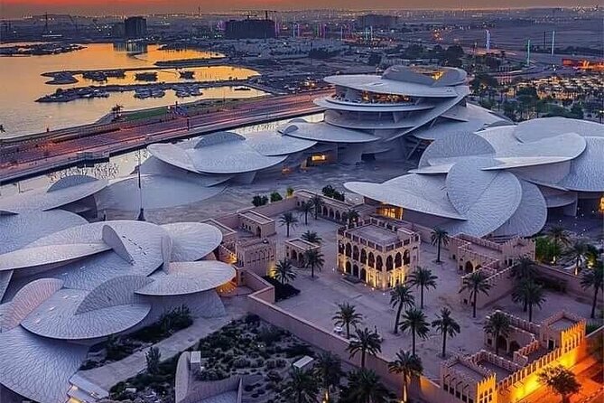 Doha City Tour with Transit & Layover from Airport - Lusail smart-city snapshots, plus a World Cup-shaped landmark
