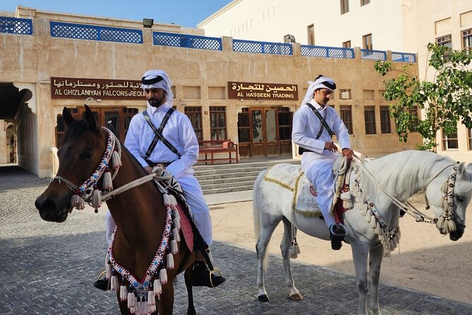 Doha City Tours - Entering Souq Waqif and the Falcon Souq’s animal world