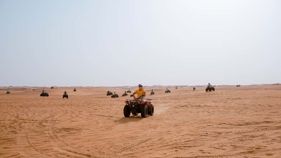 Doha: Combo Private Tour of Desert Safari with ATV Ride - Sealine Beach Camp Area: Where the Activities Come Together