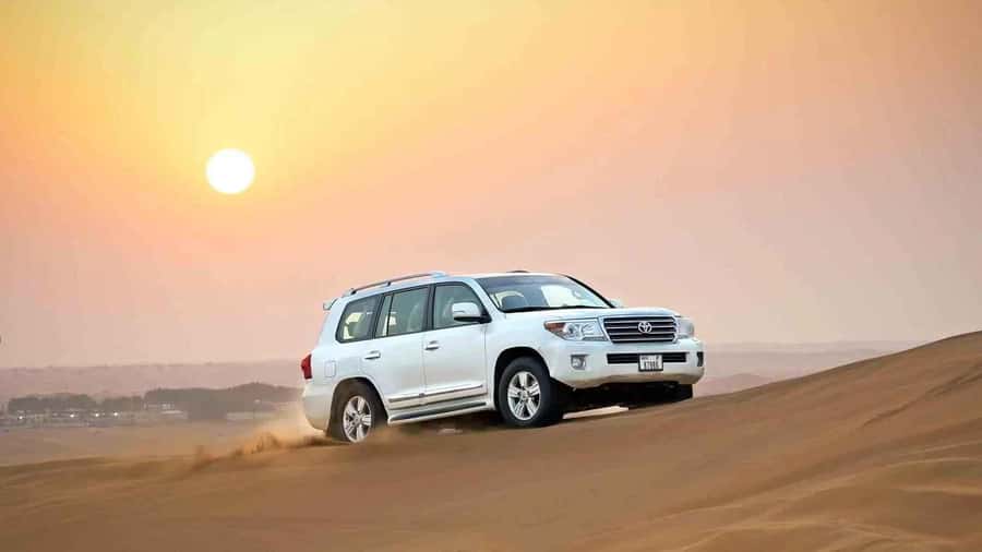 Doha: Desert 4x4, ATV/Quad, Camels, Sandboarding, Inland sea - 4x4 dune bashing, what it feels like and why tires matter