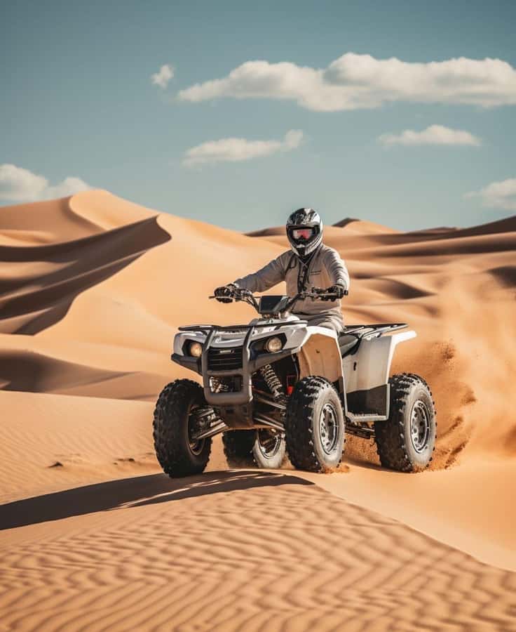 Doha: Desert All Activities ATV Quad Bike, Dune Bashing - Timing, temperatures, and how to make your photos look good