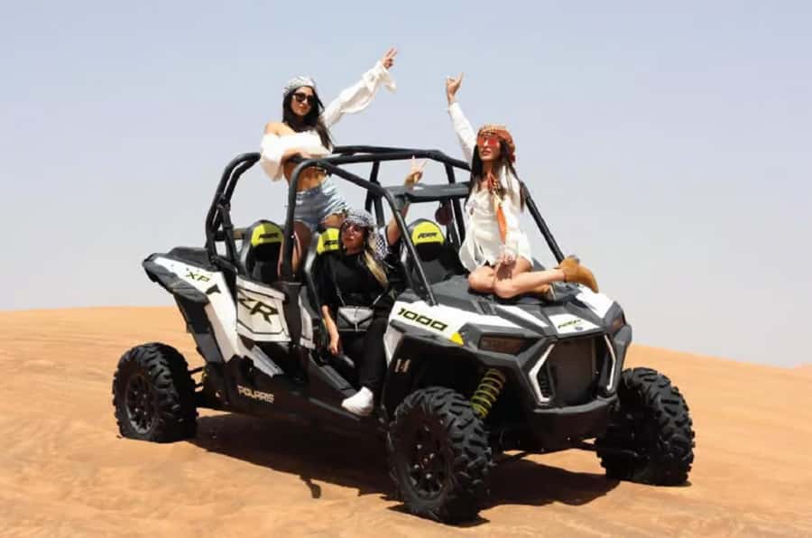 Doha: Desert Buggy Ride, Camel Ride, Dune Bashing, Sandboard - Camel Ride and Arabic Tea: the calmer side of the desert