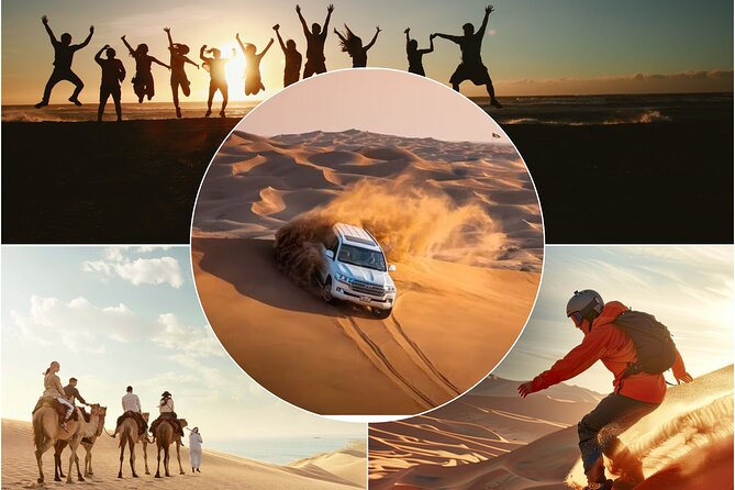 Doha Desert Excursion Dune Bashing Sandboarding Camel Ride - Key highlights worth your time