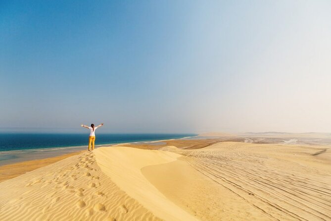 Doha Desert Safari Camel Ride, Sandboarding and Inland Sea - 4x4 dune bashing: thrill ride with a safety-first vibe