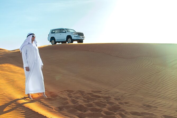 Doha Desert Safari Dune Bashing Camel Ride Sandboarding - Door-to-desert logistics from Doha and Mesaieed