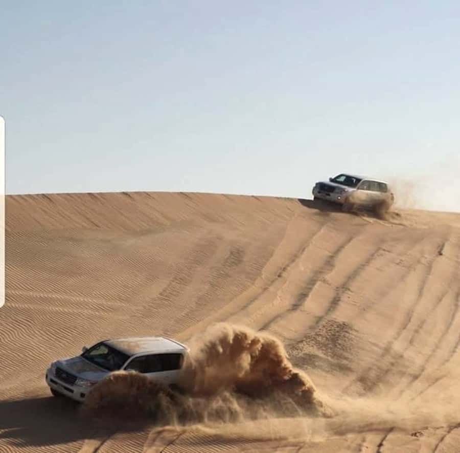 Doha: Desert Safari Dune Bashing, Sandboarding, & Camel Ride - Dune Bashing in a 4x4: The Roller Coaster Part You Will Feel