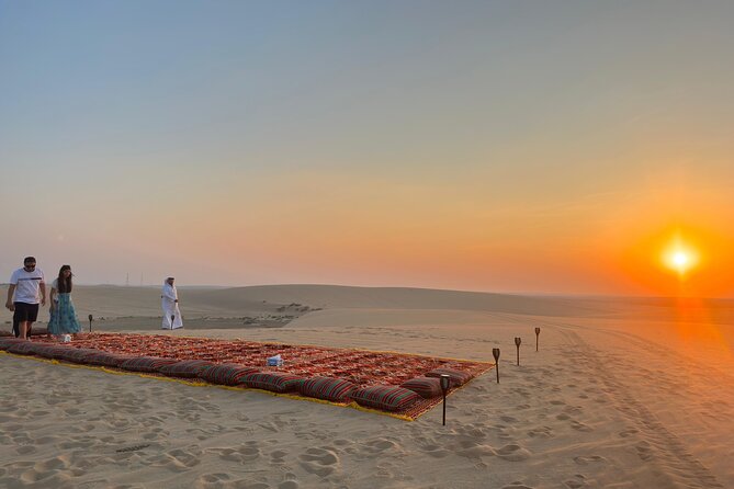 Doha Desert Safari: Dunebashing, Camel, Sandboarding & Inland Sea - Sandboarding and Sandsurfing Options: What You Can Expect on the Board