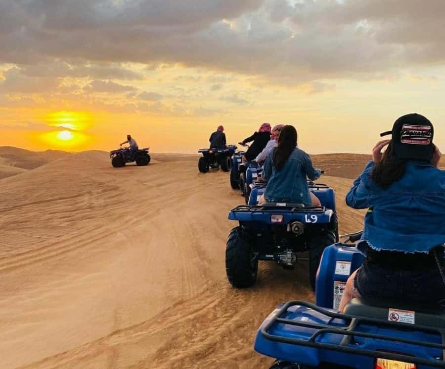 Doha: Desert Safari Experience – Quad Bike, Buggy/Camel Ride - Khor al Adaid and the Inland Sea vibe: desert-meets-sea in a single view