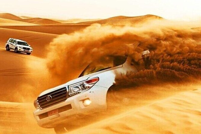 "Doha Desert : Safari, Sandboarding, Camel Ride & Inland Sea" - Ash Shaqra Dune Bashing, Photos, and Sandboarding Fun