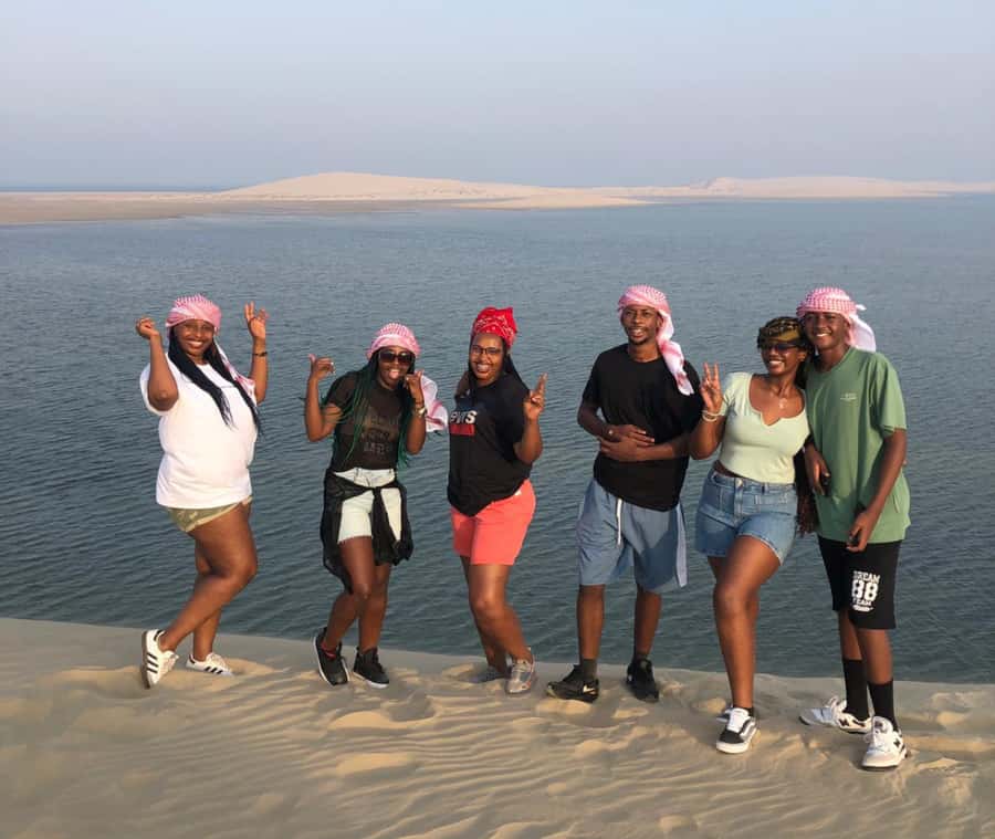 "Doha Desert Safari with all activities" - The early break and photo stop: short, but useful