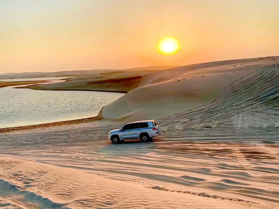 Doha: Desert Safari with Dune Bashing and Inland Sea - The Real Star: 4x4 Dune Bashing in Qatar’s Golden Sand