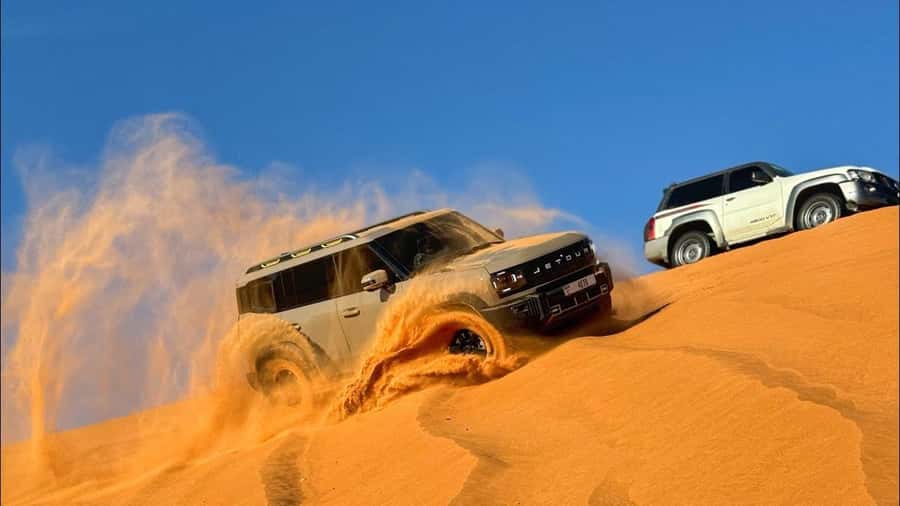 Doha: DesertSafari with Quad Bike, Camel Ride & Sandboarding - Optional quad bikes: when you want control of the chaos