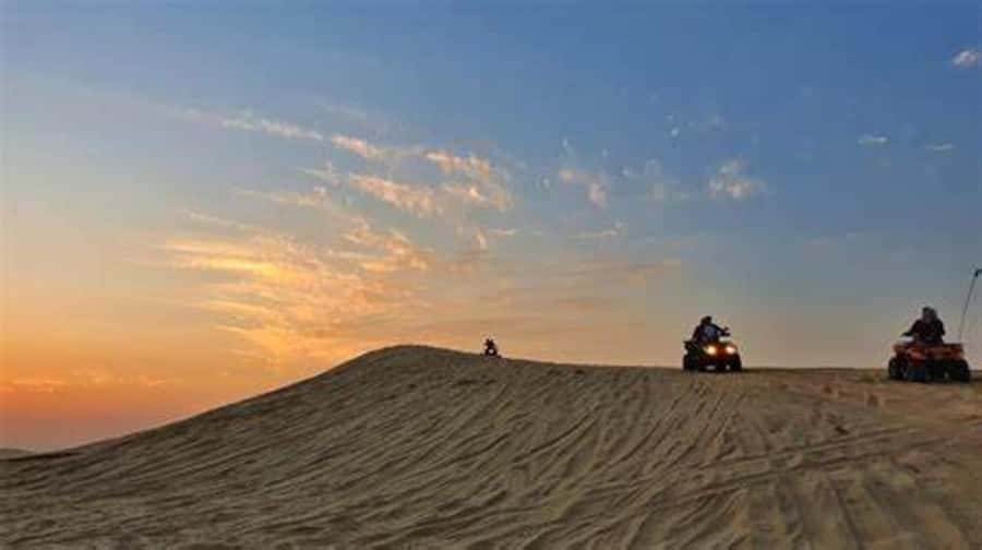 Doha: Full-Day Desert Safari, Dune Bashing & BBQ Dinner - Inland Sea Scenic Stop: A Breather With Good Views
