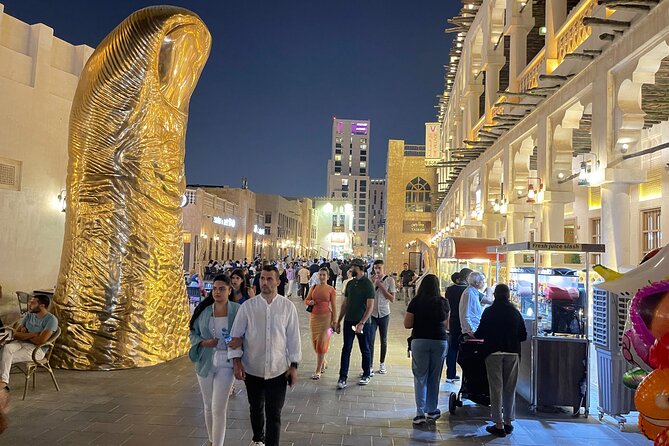 Doha Highlights Private City Tour with Licensed Tour Guide - Stop 2: Katara Cultural Village and mosque views you can visit from inside
