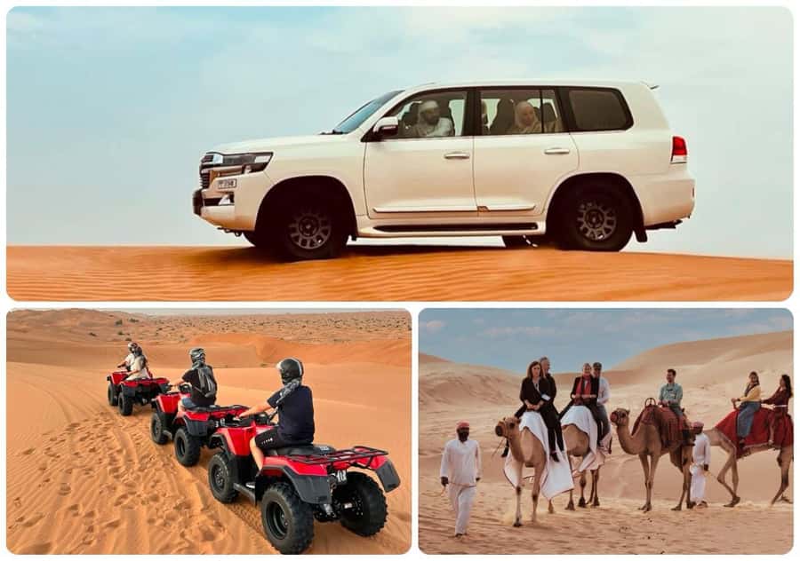 Doha: Inland Sea Desert Safari with Sunset & Sunrise Views - Sealing Beach, Mesaieed: camels and a reset before Khor al Adaid