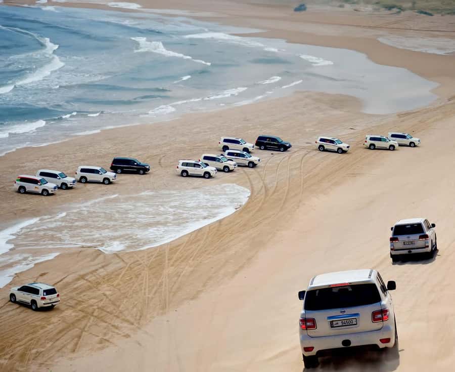 Doha: Inland Sea Desert Safari with Sunset & Sunrise Views - How the ride works from Doha: 4x4 driving and a tight schedule