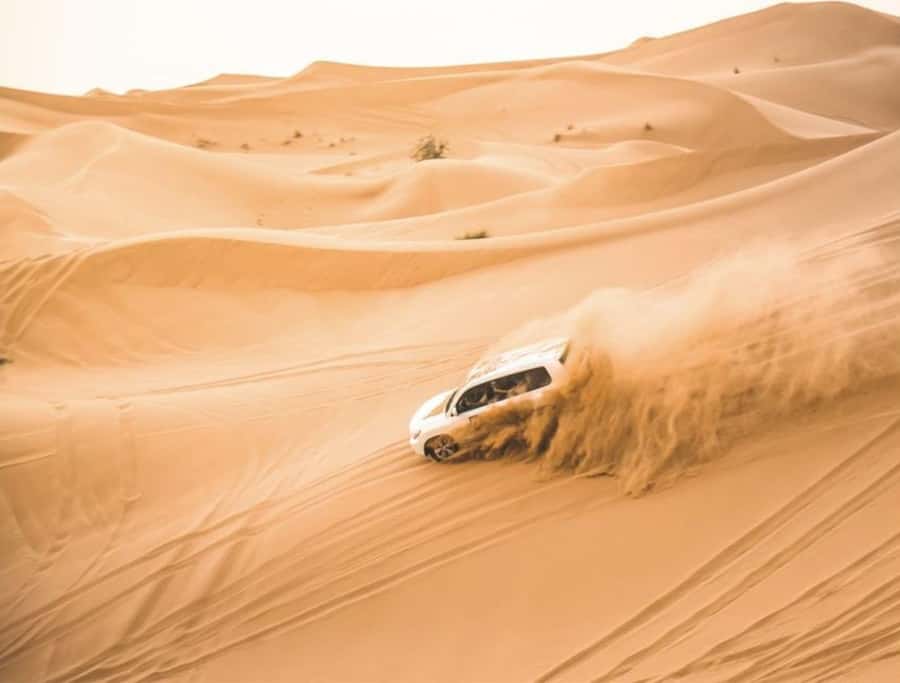 Doha: InlandSea Tour,Camel,Sand Boarding With All Activities - Dune bashing with skilled drivers: adrenaline with control