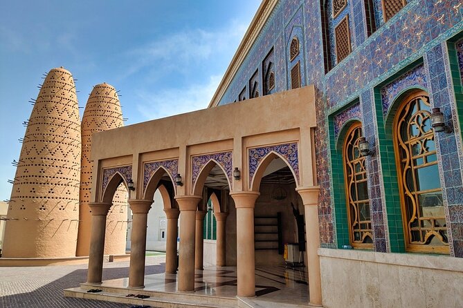 Doha layover, Stopover,Transit (4 Hours Private guided city tour) - Stop 3: Katara Cultural Village for performance venues and the blue-and-gold mosque feel