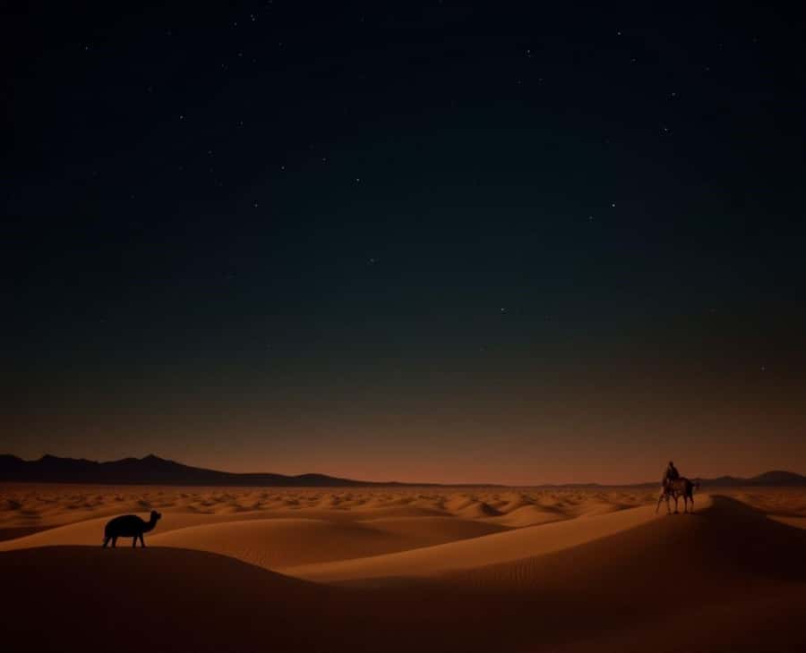Doha : Night Desert Safari with Dune Bashing & Stargazing - Camel ride and the traditional tent stop that slows you down