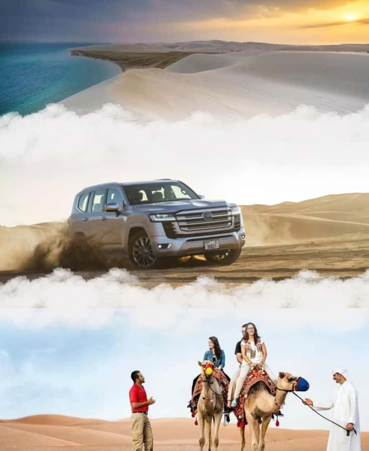 Doha: Night DesertSafari DuneBashing Sandboarding CamelRide - Dune bashing: the adrenaline part that you plan for
