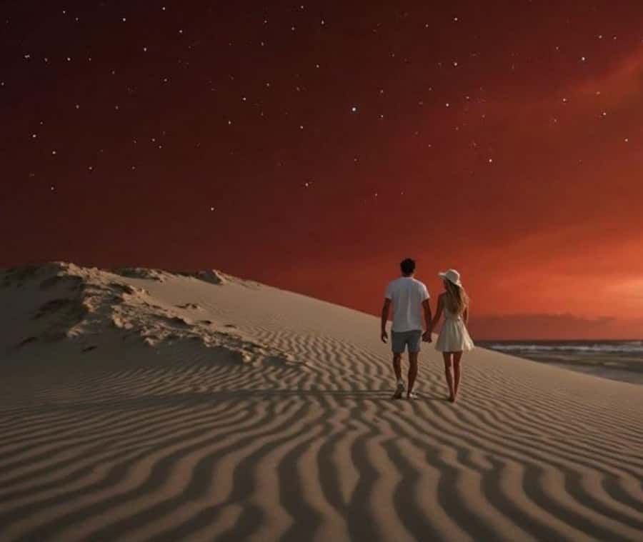 Doha: Night Inland Sea Desert Safari with Full Activities - Entering the Night Desert World From Doha’s Side
