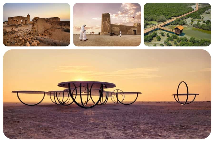 Doha: North Qatar Tour, Mangroves, & Zubara Fort and purple - Al Khor Harbor: the working waterfront start that sets the tone