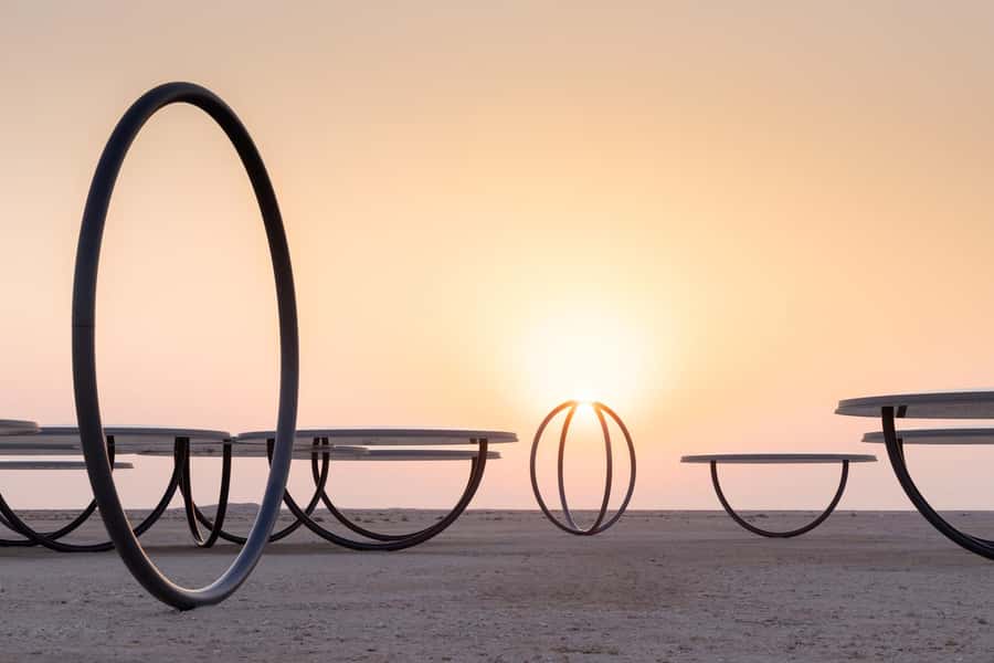 Doha: Olafur Eliasson Exhibit, Zubara Fort & Al Jumail - Al Zubara Fort, UNESCO walls and military life in Qatar