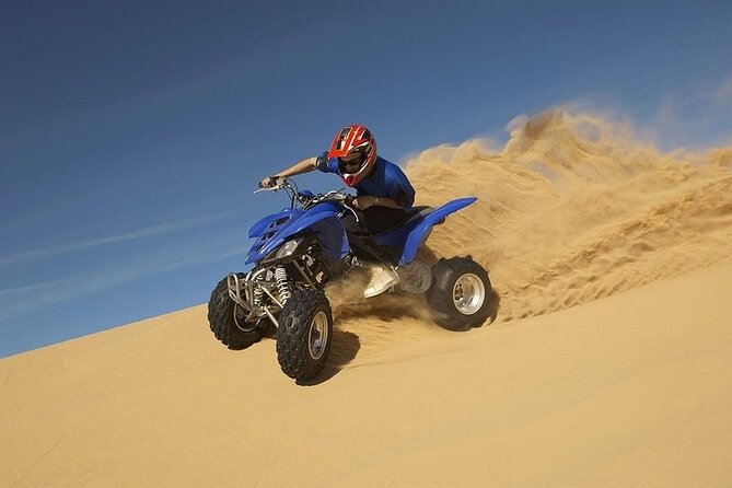 Doha Qatar ATV Quad Bike Buggy Desert Adventure and Camel Ride - Stop 1 In Doha, Pickup And Quick Transition