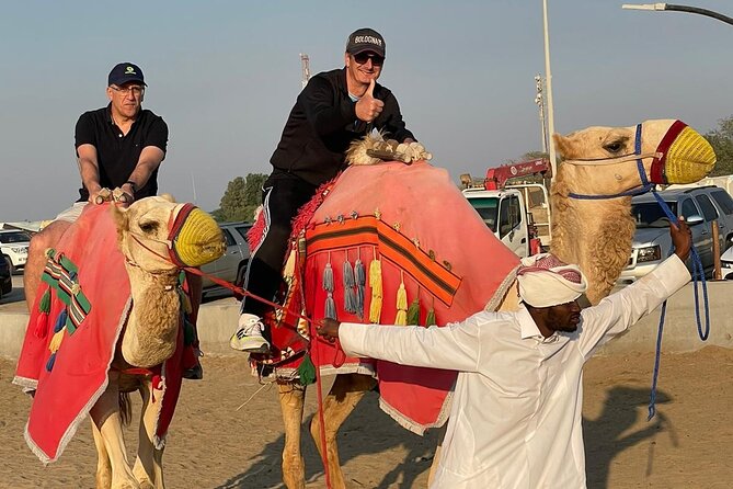 Doha Qatar ATV Quad Bike Buggy Dune Bashing and Camel Ride - Doha Pickup and the Start at Sealing Beach
