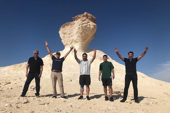 Doha Qatar Camel Race Track visit| West Coast Natural Attractions - Zekreet Rock Formation, limestone caves and arches in the desert