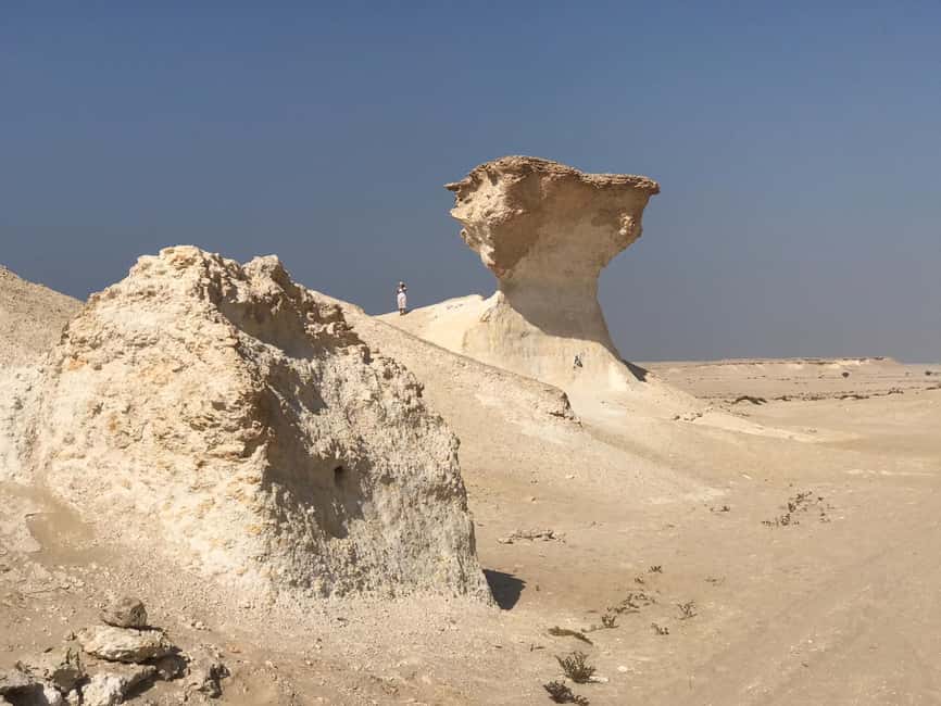 Doha; Richard Serra Installation, Mushroom rock and Zekreet - Zekreet Fort Ruins: Timeworn Stones With a Story Feel