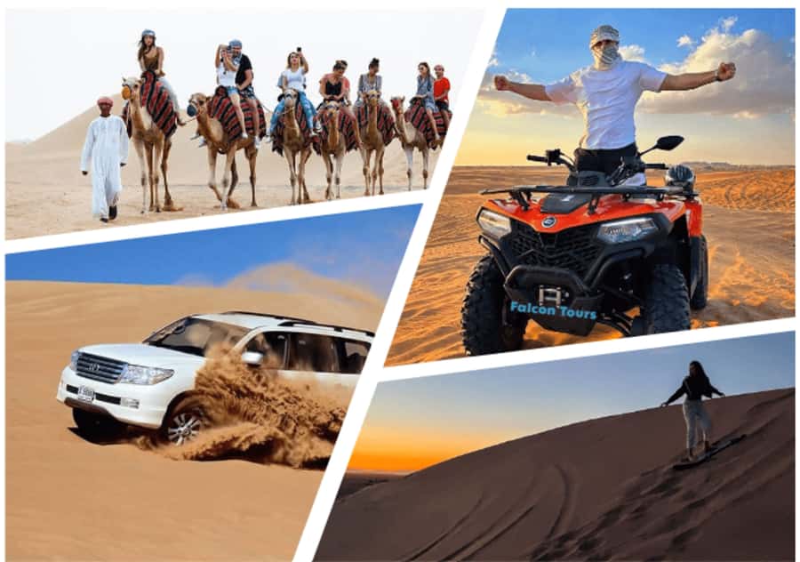 Doha Safari: ATV Ride, Dune Bashing, & Sandboarding Fun - Leaving Doha for the desert drive that actually matters