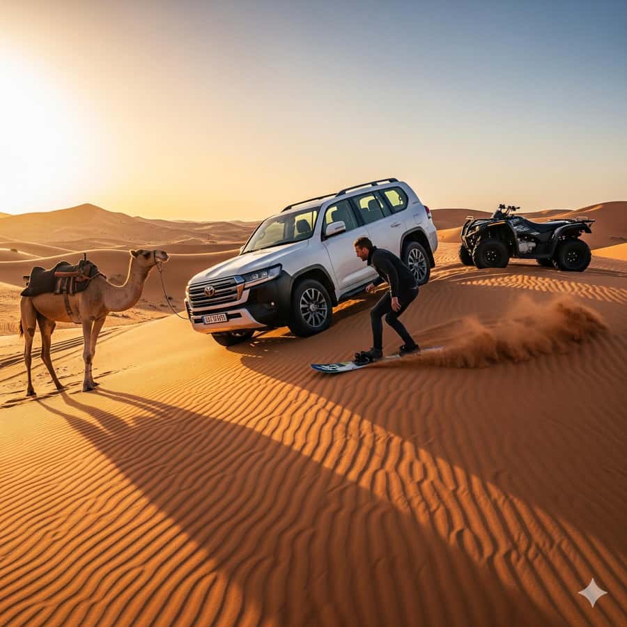 Doha: Safari, Camel Ride, Sand boarding and Inland Sea Tour - Key Highlights At A Glance