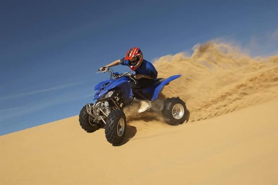 Doha Safari Quadbike, CamelRide, Sandboarding & Inland Sea - Quad Biking on a Dedicated Track: Real Fun, Not Just Waiting Your Turn