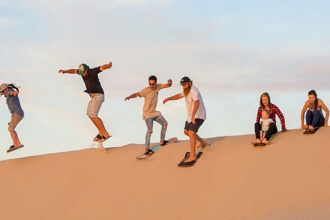 Doha Sharing Desert Safari with Dune Bashing and Sand Boarding - Sand Boarding: Fun Add-On, Check It Day-Of