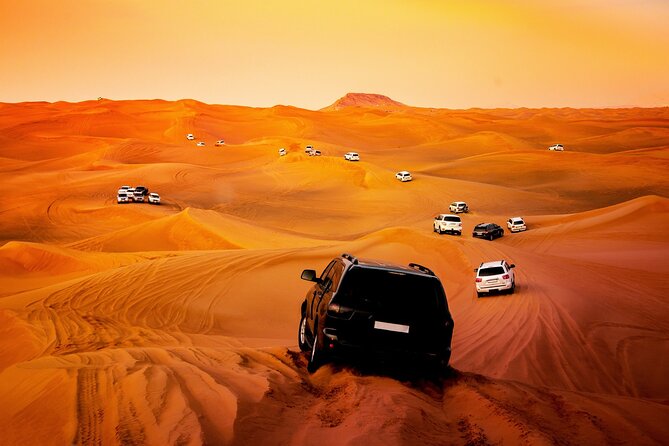 Doha Sharing Desert Safari with Dune Bashing and Sand Boarding - Khor Al Udaid (Inland Sea): Where the Sea Meets the Desert
