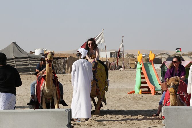 Doha; Sunrise Desert Tour and camel safari 4hrs - Camel safari moments: why the ride is more than a photo prop