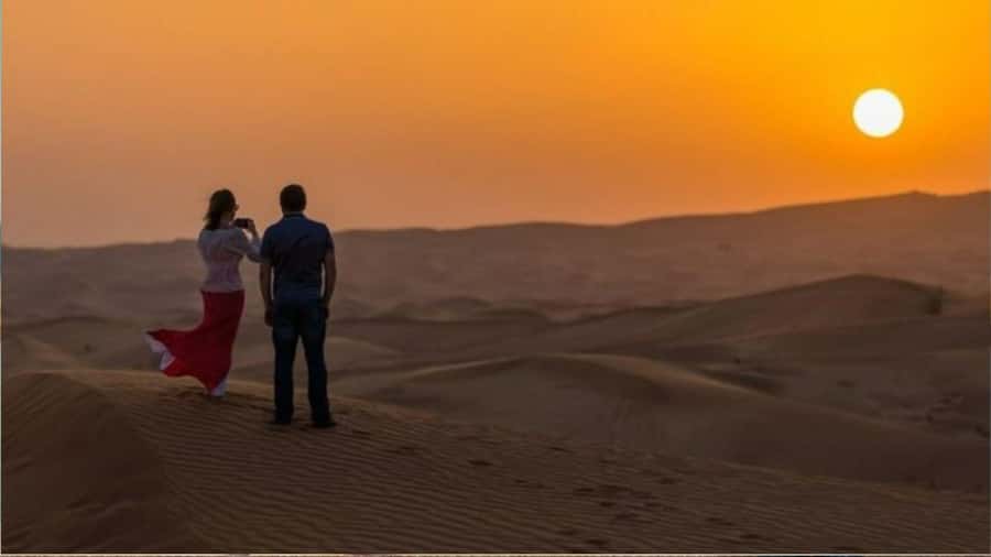 Doha :Sunrise/ Sunset Desert Safari CamelRide & Sandboarding - The driver-guide: why it matters more than it sounds